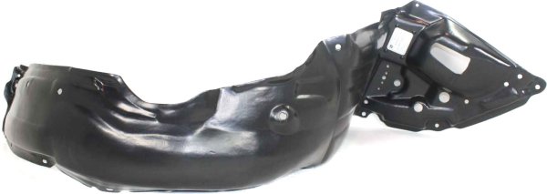 Front Fender Liner for Toyota Matrix 2009-2014, Right (Passenger) Side, Vacuum Formed Plastic, Replacement