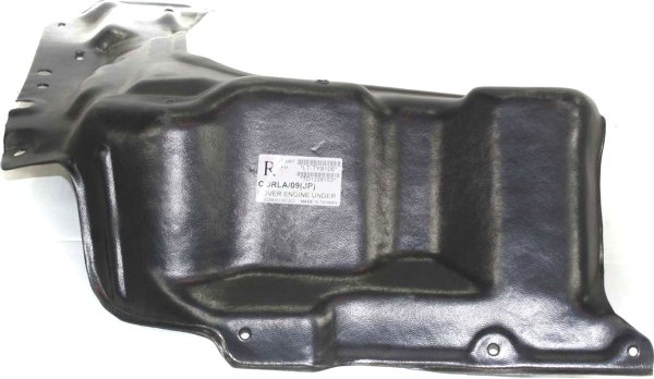 Engine Splash Shield for Toyota Corolla 2009-2013, Right (Passenger) Side Under Cover, Auto Transmission, Built in Japan, Replacement