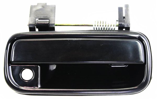 Smooth Black Front Exterior Door Handle for Toyota 4Runner 1999-2002, Right (Passenger), Replacement