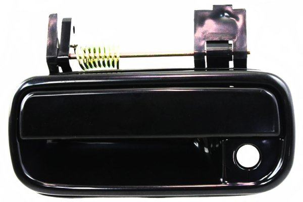 Front Exterior Door Handle for Toyota 4Runner 1999-2002, Left (Driver), Smooth Black, Replacement