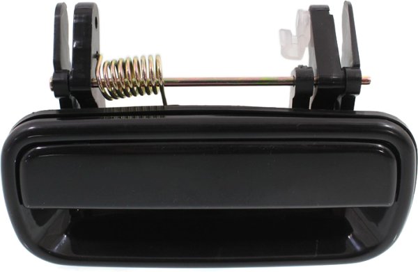 Smooth Black Rear Exterior Door Handle for Toyota 4Runner 1996-1997, Left (Driver), Replacement