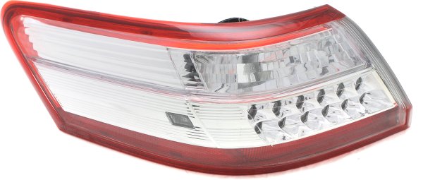 Tail Light for Toyota Camry 2010-2011, Left (Driver) Side, Outer, Lens and Housing, Suitable for Hybrid Model, Japan Built Vehicle, Replacement