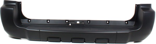Rear Bumper Cover for Toyota 4Runner 2006-2009, Primed (Ready to Paint), Without Trailer Hitch, Replacement