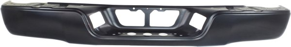 Step Bumper Face Bar for Toyota Tundra 2007-2013, without Pad, with Pad Provision, without Mounting Bracket, Black, without PAS Holes, with Rock Warrior Package, Fleetside, Replacement