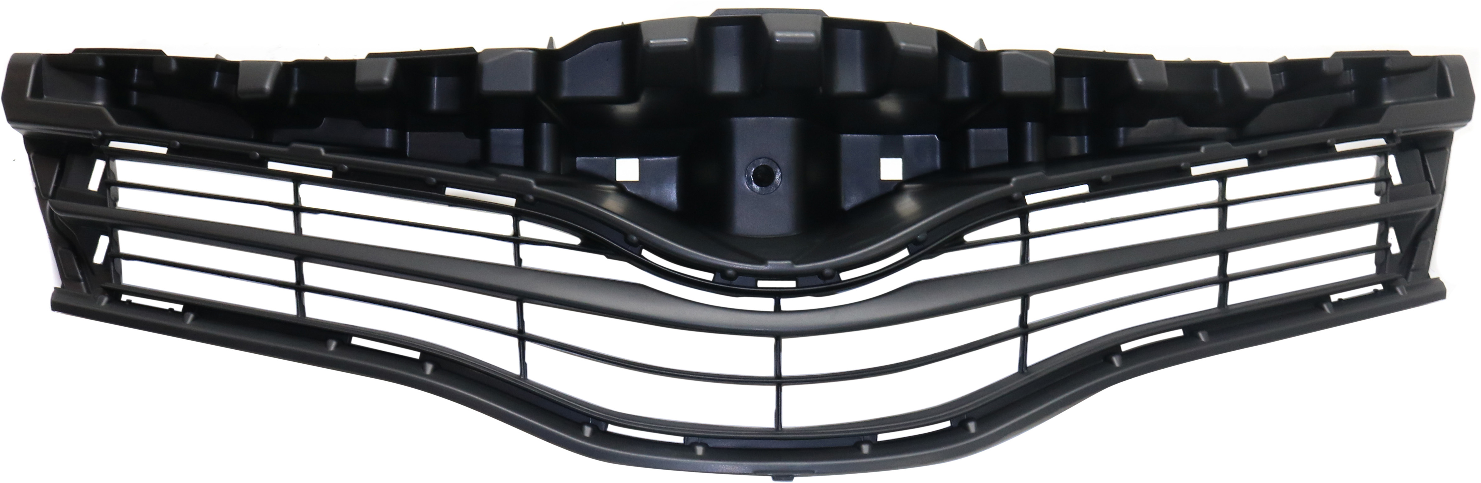 Textured Black Shell and Insert Grille for Toyota Yaris 2014-2014, CE/Comfort/Luxury/LE Models, Replacement, Built in France