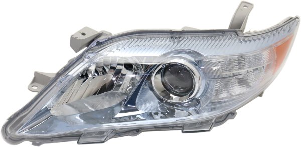 Headlight for Toyota Camry 2010-2011, Left (Driver), Lens and Housing, Suitable for Hybrid Model, Japan Built Vehicle, Replacement