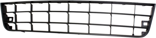 Front Bumper Grille for Volkswagen Rabbit 2006-2009, Textured Black, Bar Type, Replacement