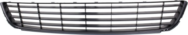 Front Bumper Grille for Volkswagen Golf/Jetta Wagon (2010-2014), Textured Black, Replacement