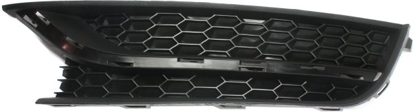 Fog Light Cover for Volkswagen Passat 2012-2015, Left (Driver) Lower Outer, Textured Dark Gray, USA Built, Replacement