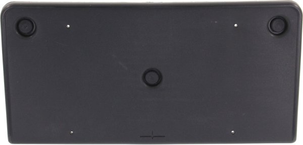 Front License Plate Bracket for Volkswagen Jetta Sedan, 2011-2014, Textured Black, Replacement