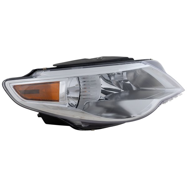Headlight Assembly for Volkswagen Passat CC 2009-2010, Right (Passenger) Side, Halogen, From VIN 9530001, Replacement