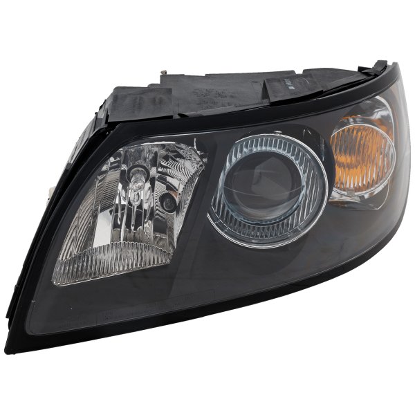 Headlight Assembly for Volvo S40/V50 2004-2007, Left (Driver), Halogen, New Body Style, Replacement