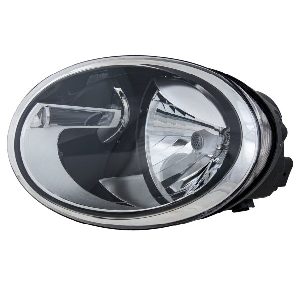 Headlight Assembly for Volkswagen Beetle 2012-2019, Left (Driver), Halogen, Replacement