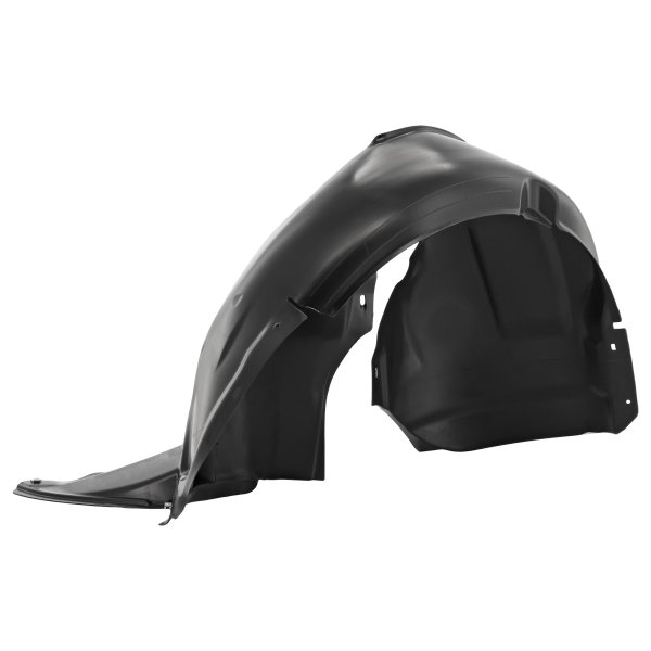 Front Fender Liner for Volkswagen Jetta Sedan 2011-2014, Left (Driver), Plastic, Vacuum Form, Hybrid 2013-2014, Excludes GLI Model, Replacement