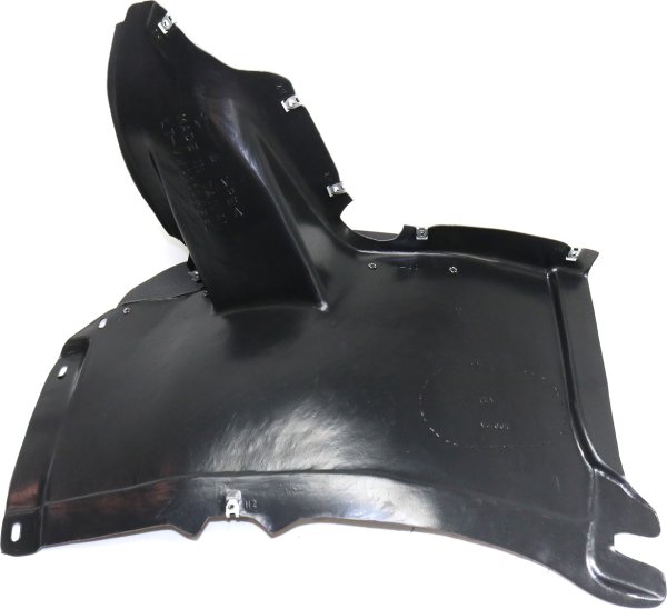 Front Fender Liner for Volkswagen Golf/Jetta 2010-2014, Left (Driver), Plastic, Vacuum Form, 5-Speed Transmission, Wagon, Replacement