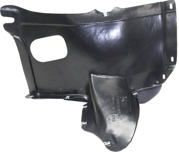 Front Fender Liner for Volkswagen Golf/Jetta, 2010-2014, Left (Driver), Plastic, 6-Speed Transmission, Wagon, Replacement