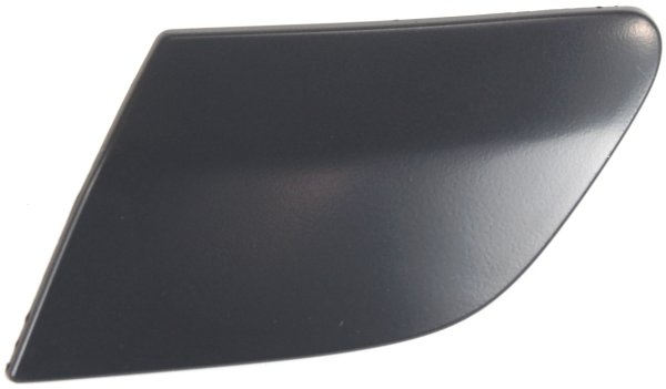 Black Headlight Washer Cover for Volkswagen Jetta 2005-2010, Left (Driver) Side, Replacement