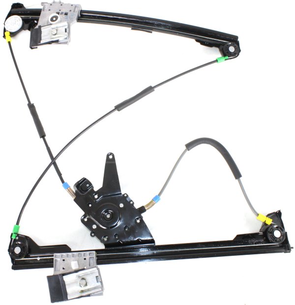 Front Window Regulator for Volkswagen Cabrio 1995-2002, Left (Driver), Power, Without Motor, Replacement