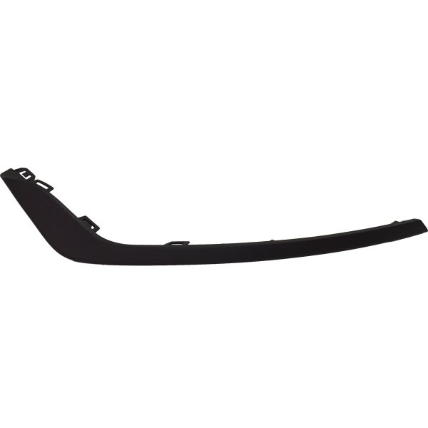 Front Bumper Molding for Ford Fusion/Police Responder Hybrid, 2019-2020, Black, Left (Driver) Side, Excluding Energi/Sport Models, Replacement