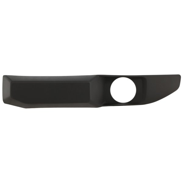 Fog Light Molding for 2021-2023 Ford Bronco, Left (Driver), Textured Black, without Park Distance Control Sensor Holes, Replacement