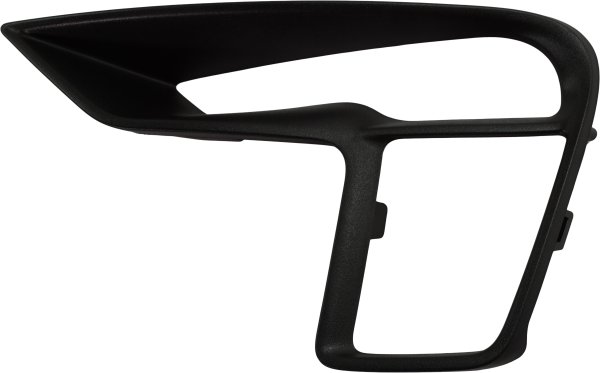 Front Fog Light Molding for Ford Explorer, Black, Left (Driver) Side, Compatible with 2018-2019 models, Replacement