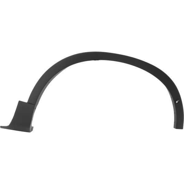 Front Wheel Opening Molding for Ford Escape 2013-2016, OE Style, Textured Black, Right Passenger Side, with Parallel Park Assist Sensor Holes, Replacement