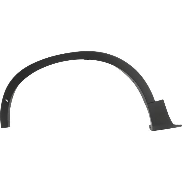 Front Wheel Opening Molding for Ford Escape 2013-2016, Left (Driver), OE Style, Textured Black, with Parallel Park Assist Sensor Holes, Replacement