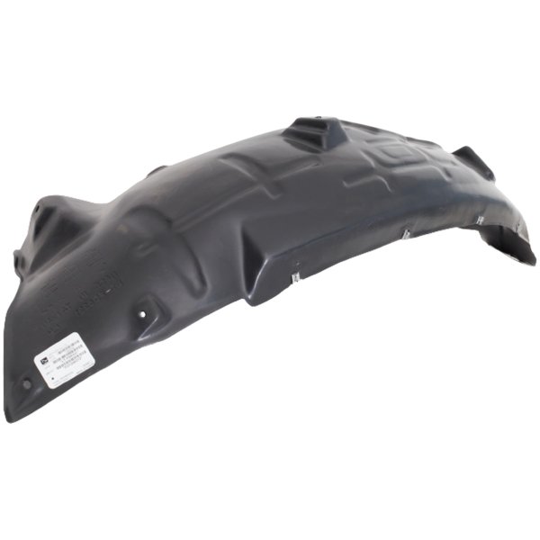 Front Fender Liner for 2021-2023 Ford F-150, Left (Driver), Plastic, Vacuum Form, Aluminum Pad, 2.7/3.0 Regular/3.3/3.5/5.0L Turbo Eng., XL Model, Crew/ Extended Cab 2021, Replacement