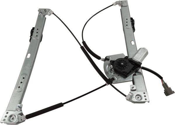 Front Window Regulator for Ford Escape 2013-2017, Right (Passenger), One Touch Open/Close Type, with Motor, Up to January 6, 2017, Replacement