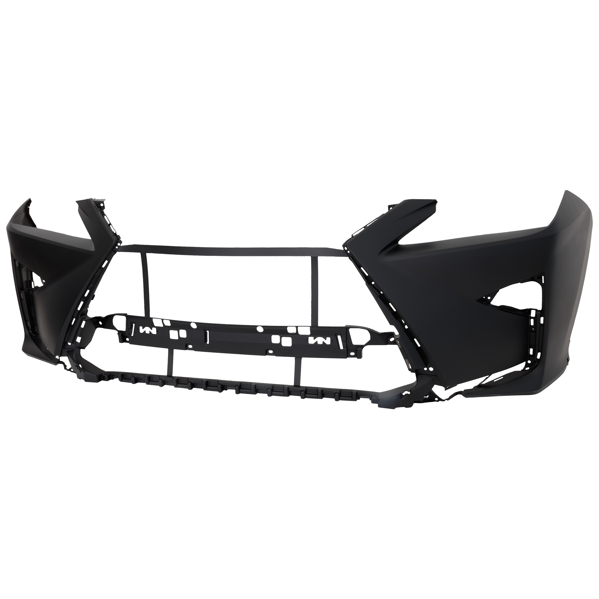 Front Bumper Cover for Lexus RX350 2016-2019, RX350L, RX450HL 2018-2019, Primed (Ready to Paint), without F Sport Package, without Headlight Washer Holes, without Parking Aid Sensor Holes, for Japan Built Vehicle, Replacement