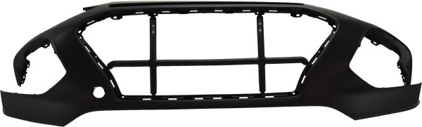 Front Bumper Cover Upper Primed (Ready to Paint) for Hyundai KONA 2018-2021, Replacement