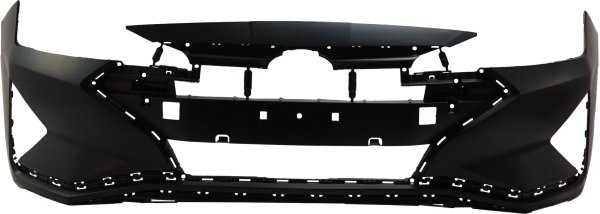 Front Bumper Cover for Hyundai Elantra, 2019-2020, Primed (Ready to Paint), Suitable for USA Built Vehicle, Replacement
