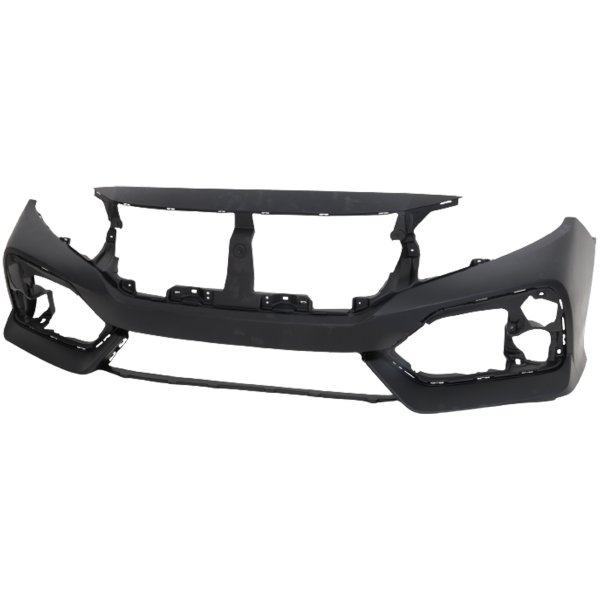 Front Bumper Cover for 2020-2021 Honda Civic EX/EX-L/LX/Sport/Sport Touring Hatchback, Primed (Ready to Paint), Replacement
