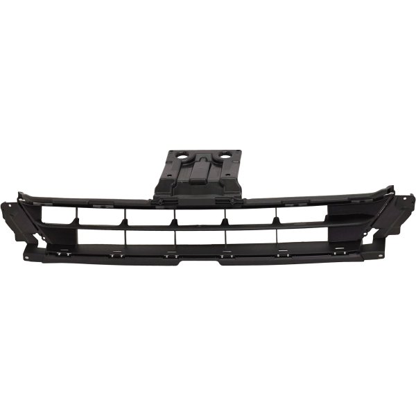 Front Bumper Grille for Honda Civic 2019-2021, Textured Black, 2.0L Engine, Fits Coupe/Sedan Models, Excludes Si Model, Replacement