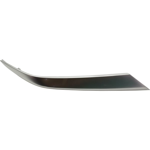 Front Bumper Molding for Hyundai SANTA FE 2019-2020, Right (Passenger) Side Garnish, Chrome, Replacement