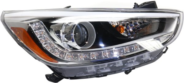2012 - 2017 Hyundai Accent Headlight Assembly - Right (Passenger)