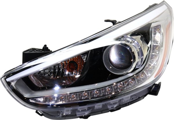 2012 - 2017 Hyundai Accent Headlight Assembly - Left (Driver)