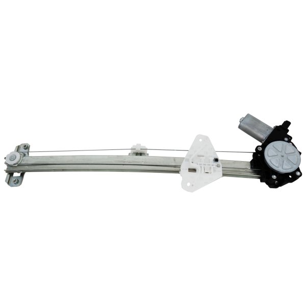 Rear Window Regulator for Honda Pilot 2009-2015, Right (Passenger), Power, with Motor, 2-Pin, Replacement