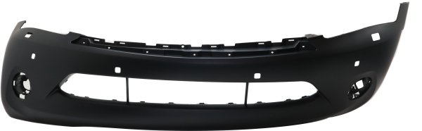 Front Bumper Cover for Infiniti QX56 (2013), QX80 (2014), Primed (Ready to Paint) with Premium Package and Headlight Washer Holes, Replacement