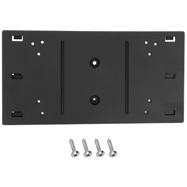 Front License Plate Bracket for Jaguar XF 2016-2020, Black, Excludes R-Sport/Standard/300 Sport/Checkered Flag Sedan Model, Replacement