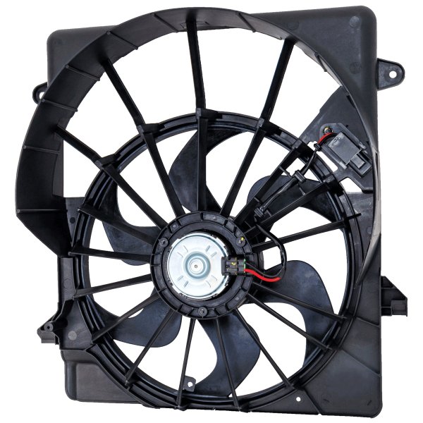 Radiator Fan Assembly for 2008-2012 Jeep Liberty, Single Fan, Replacement