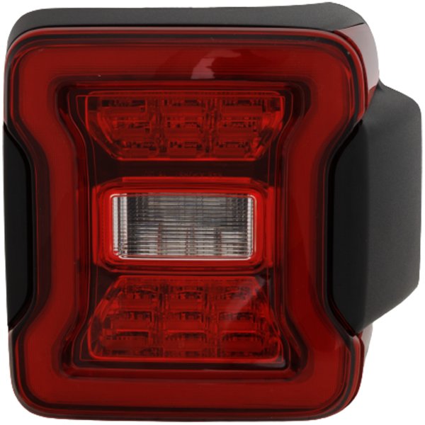 Tail Light Assembly for Jeep Wrangler JL 2018-2022, Left (Driver) Side, LED Type with Blind Spot Detection, Replacement