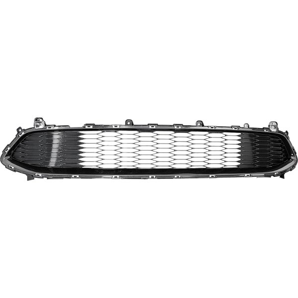 Front Bumper Grille for Stinger, Black, Fits 2018-2023 Kia Base/Premium Models, Replacement