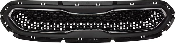 Grille for KIA NIRO 2017-2019, Painted Black with Chrome Frame, Suitable for EX/FE/LX/S Touring Models, Replacement