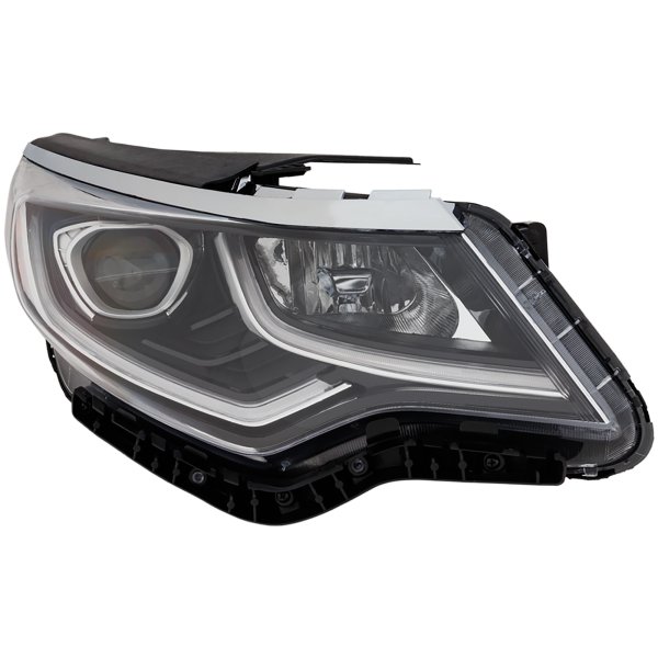 Headlight Assembly for 2019-2020 Optima Right (Passenger), Halogen, USA Built Vehicle, w/ Daytime Running Light, (Exc. Hybrid/Plug-In Models), Replacement