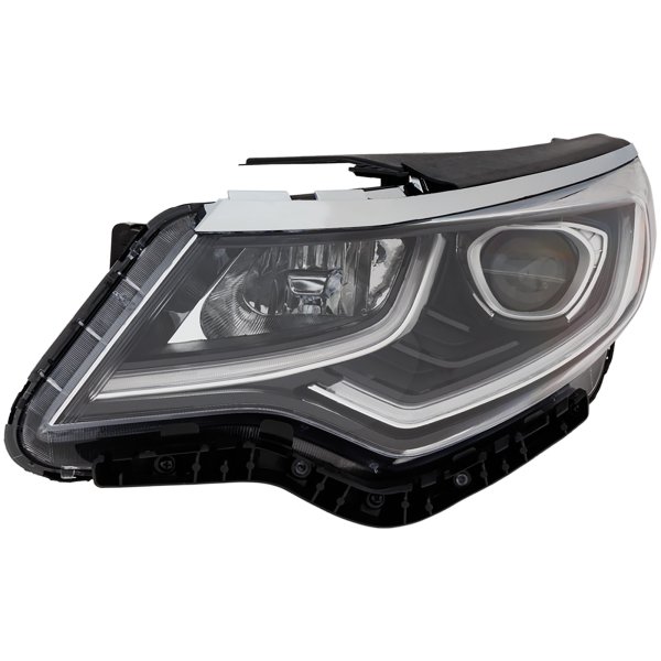 Headlight Assembly for OPTIMA 2019-2020, Left (Driver), Halogen, USA Built Vehicle, with Daytime Running Light, Excludes Hybrid/Plug-In Models, Replacement