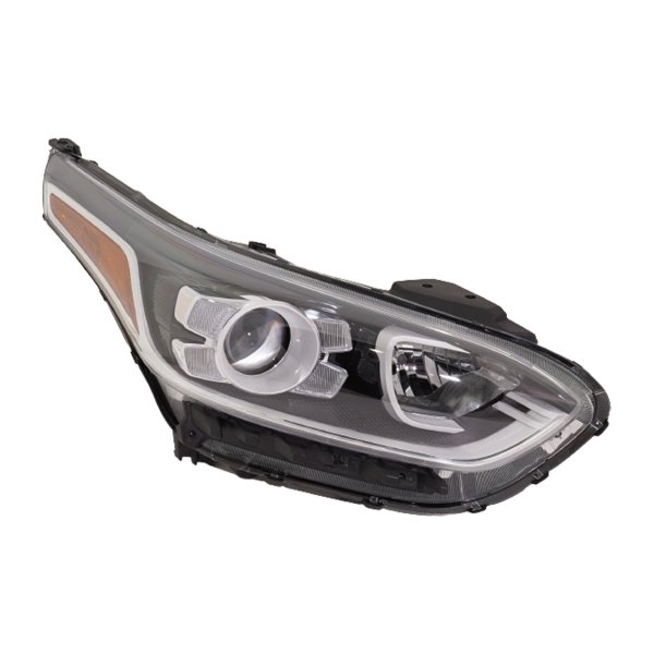 Headlight Assembly for Kia Forte Sedan 2019-2021, Right (Passenger), Halogen, EX/GT-Line/S Model, Replacement