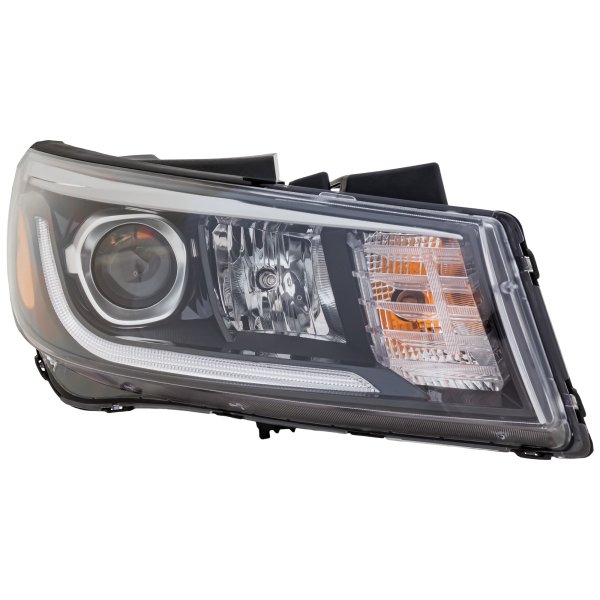 Headlight Assembly for Kia Sedona 2019-2021, Right (Passenger) Side, Halogen, without LED Position Light, Replacement