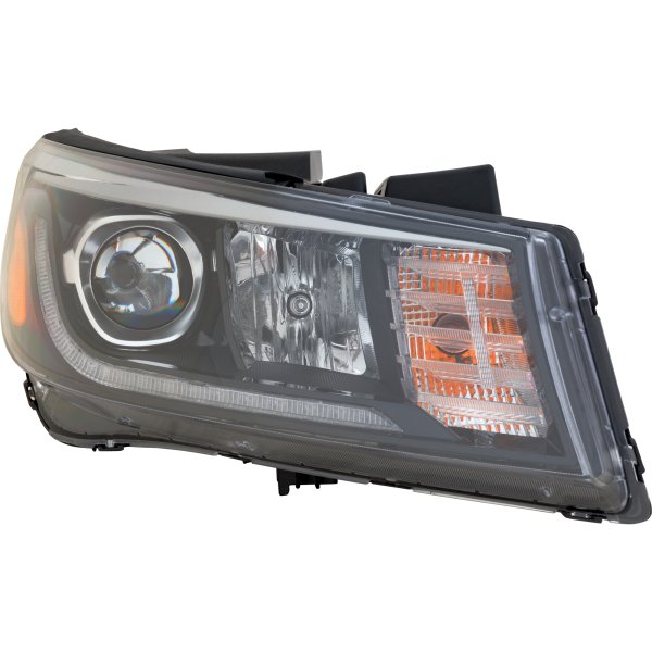 Headlight Assembly for Kia Sedona 2019-2021, Right (Passenger) Side, Halogen, with LED Position Light, Replacement