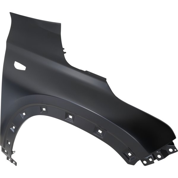 Front Fender for Kia Seltos 2021-2023, Right (Passenger) Side, LX Model, Steel, with Side Marker Light Holes, Replacement